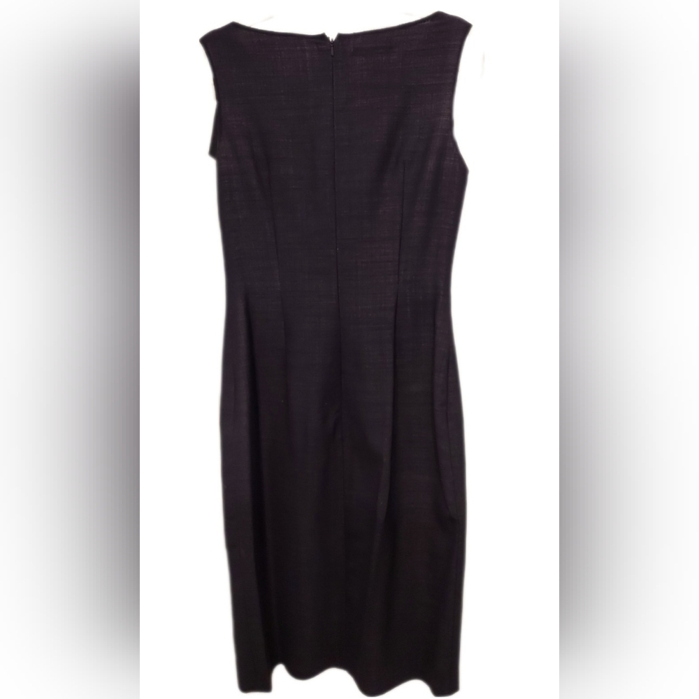 ●$3,000 OSCAR DE LA RENTA BLACK WHITE SILK WOOL RUNWAY DRESS US 6 - Picture 5 of 13